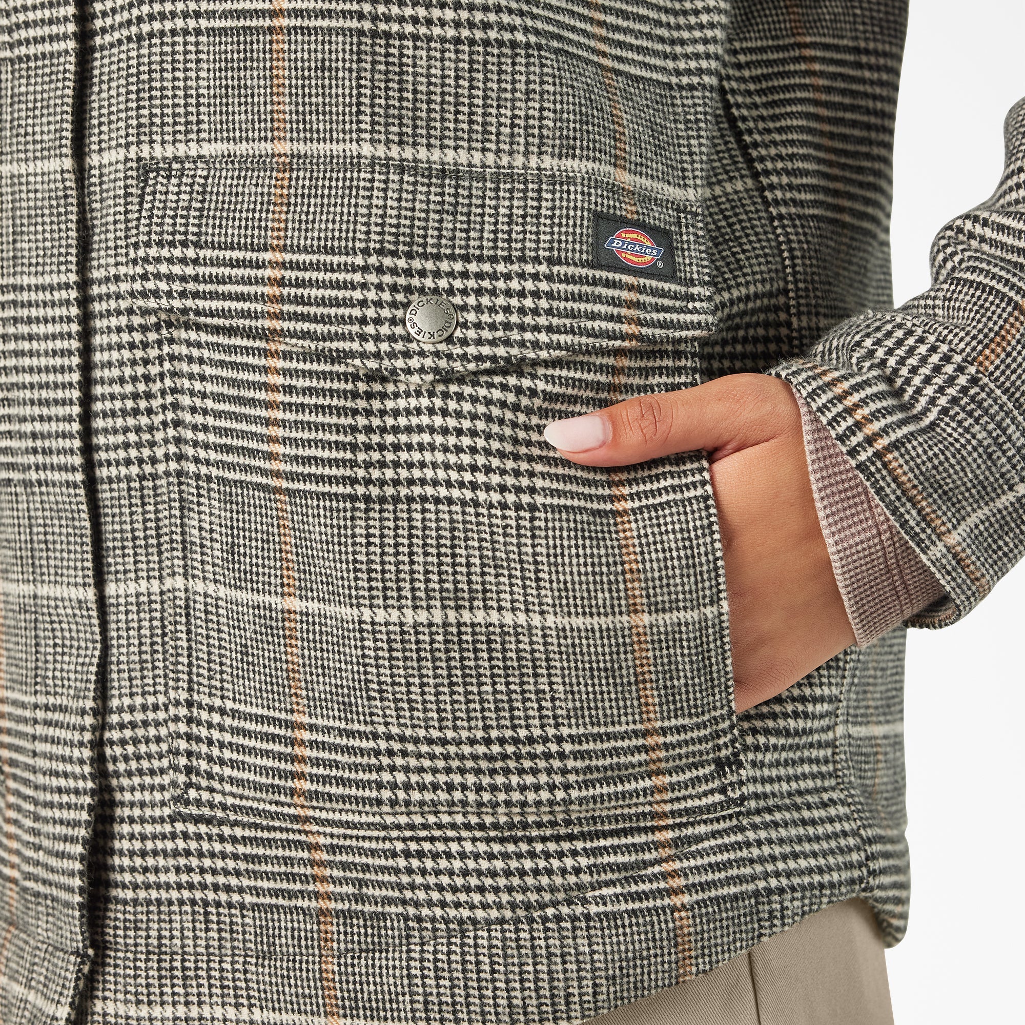 Women - Dickies Women’s Fleece Lined Flannel Chore Coat