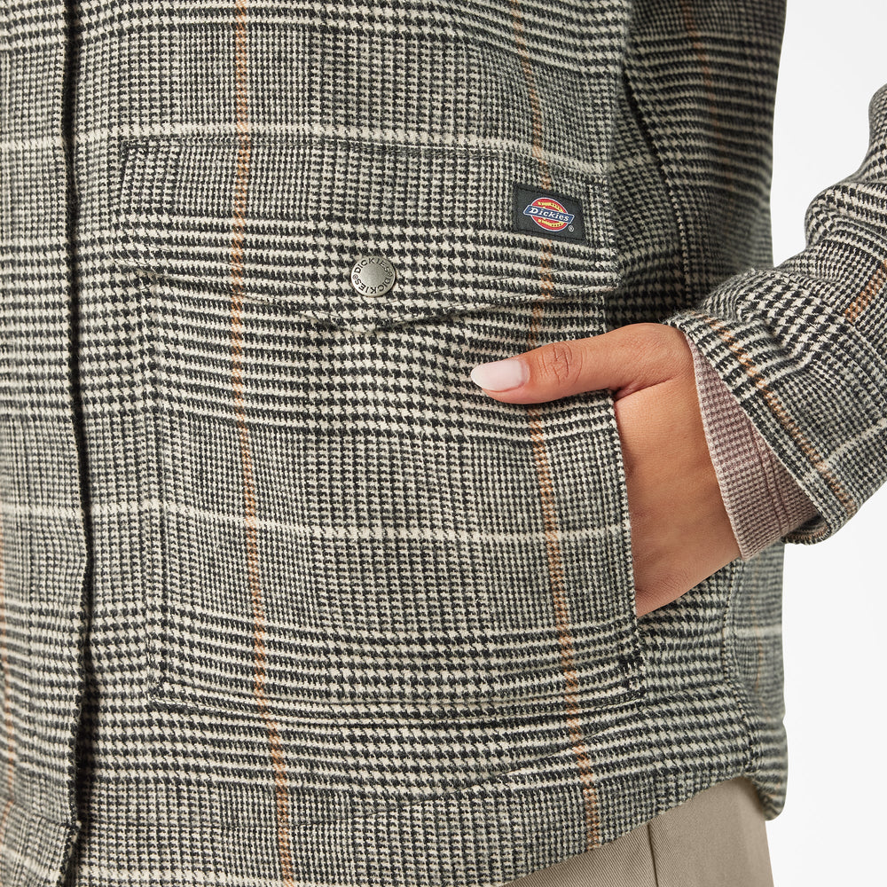 Women - Dickies Women’s Fleece Lined Flannel Chore Coat