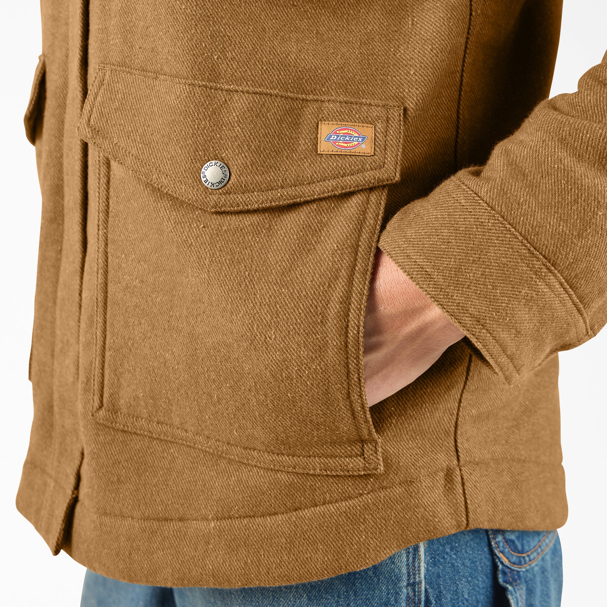 Sale - Dickies Women’s Fleece Lined Flannel Chore Coat