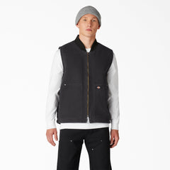 Men|Women - Dickies Stonewashed Duck High Pile Fleece Lined Vest