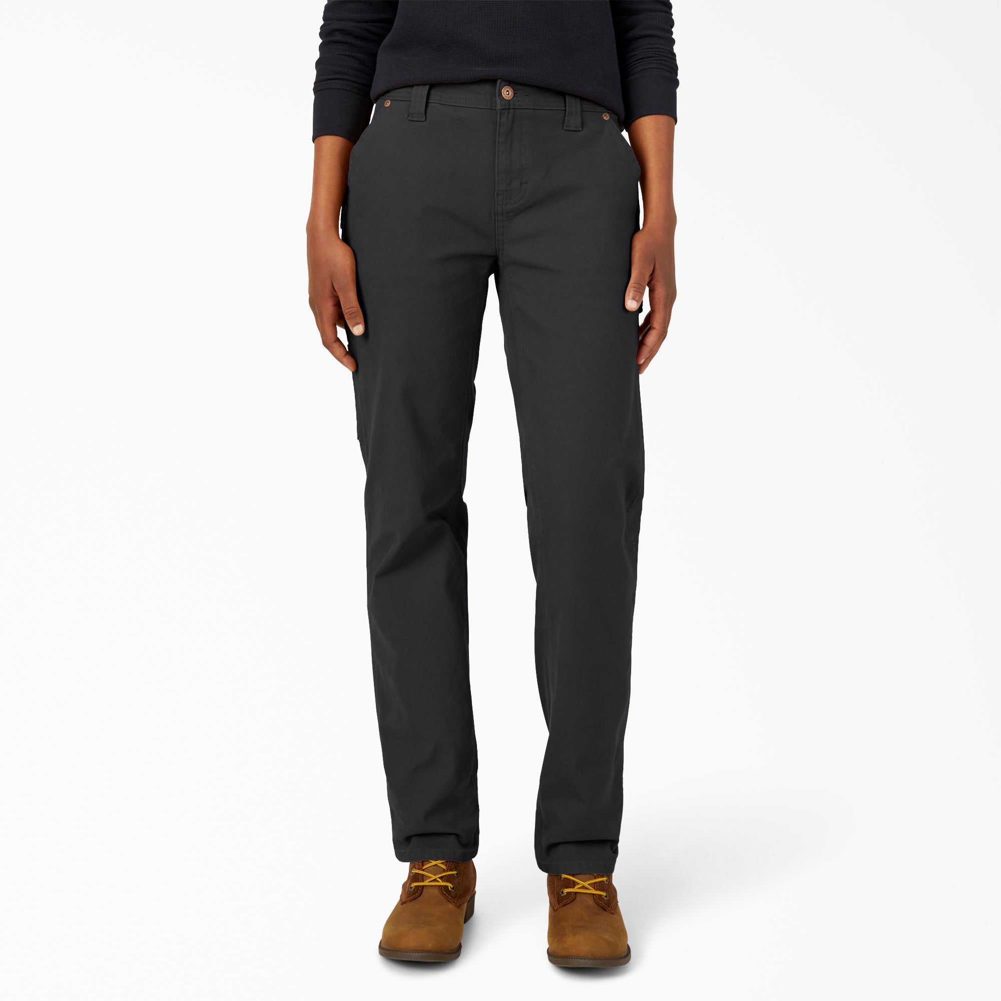 Women - Dickies Women's FLEX Relaxed Straight Fit Duck Carpenter Pants