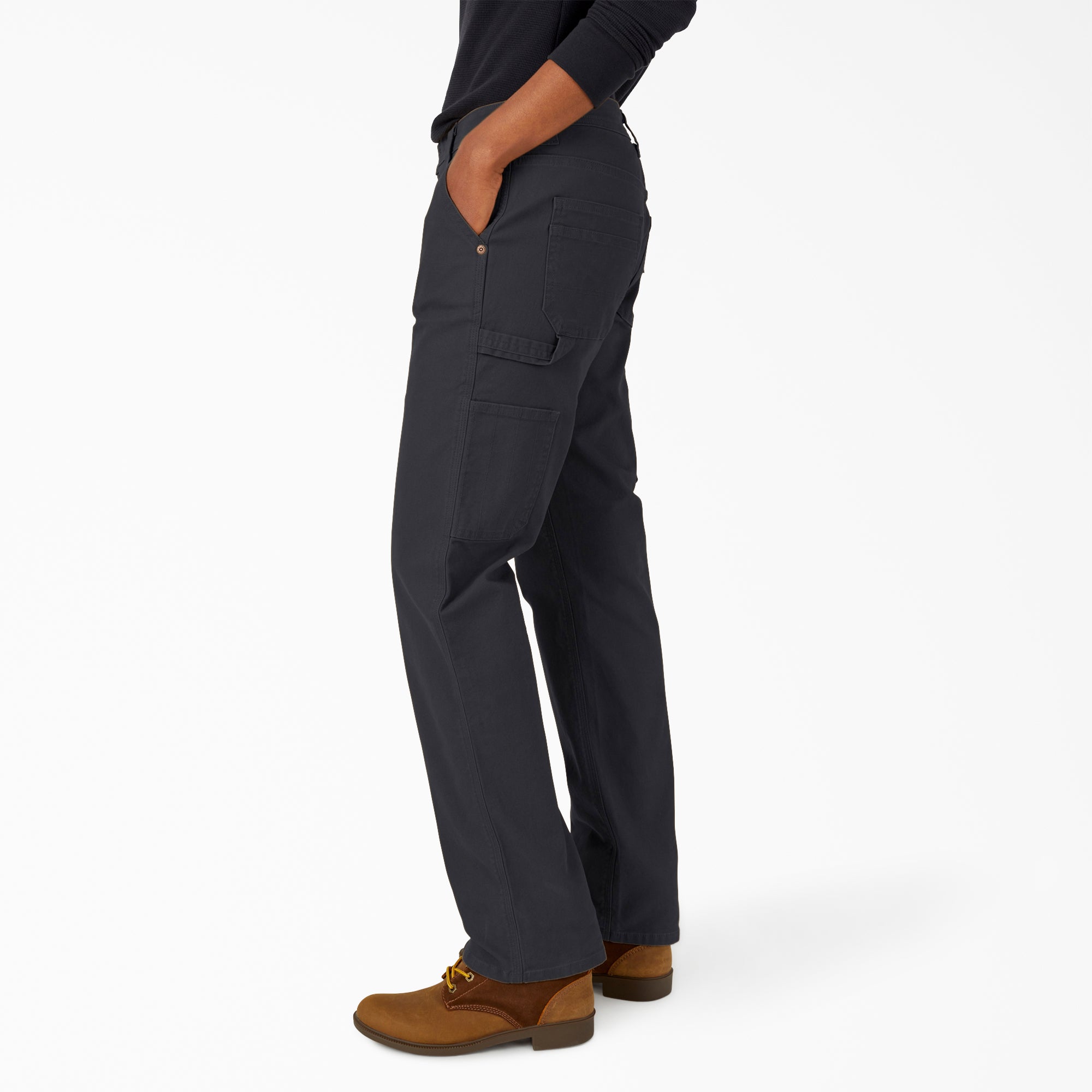 Women - Dickies Women's FLEX Relaxed Straight Fit Duck Carpenter Pants
