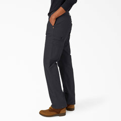 Women - Dickies Women's FLEX Relaxed Straight Fit Duck Carpenter Pants