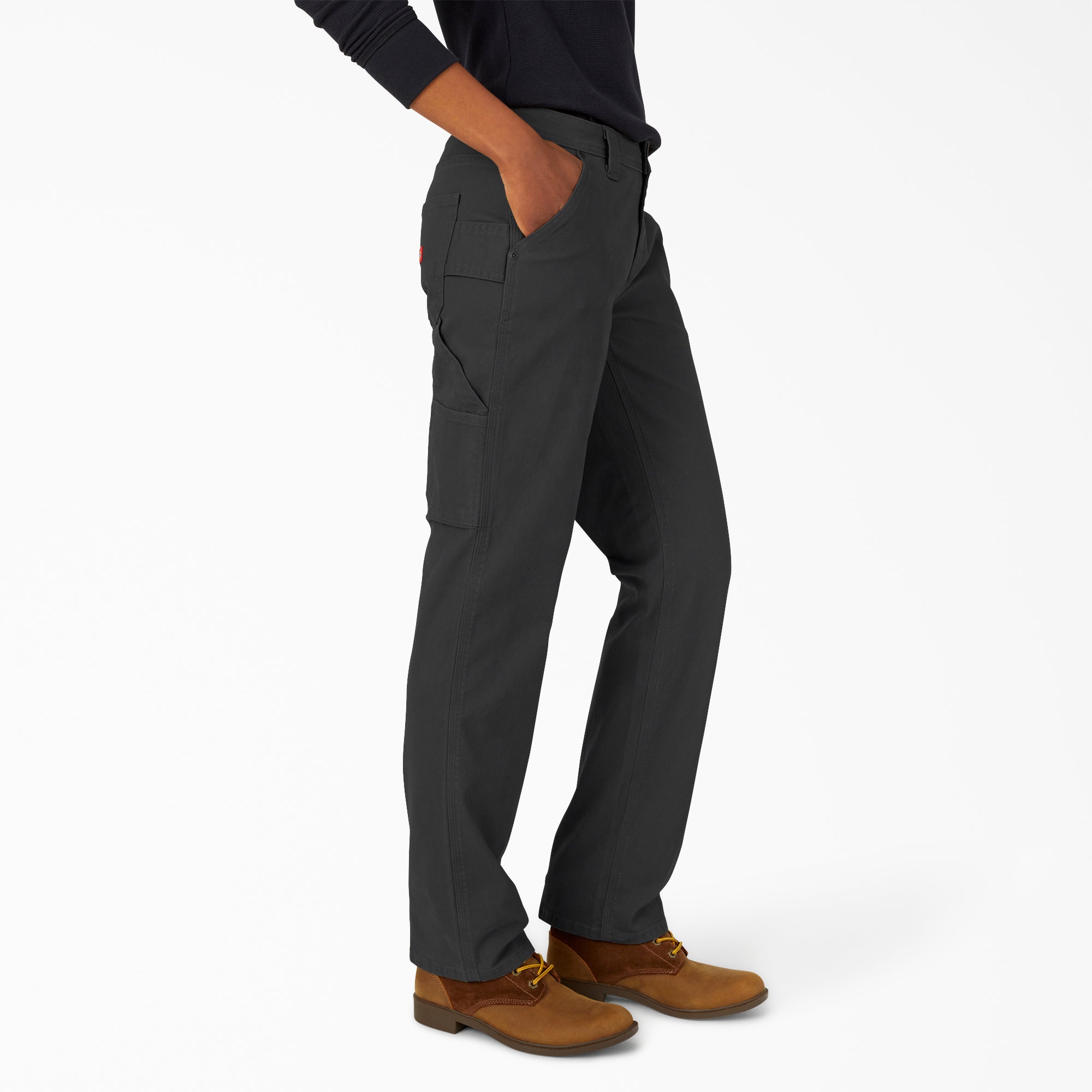 Women - Dickies Women's FLEX Relaxed Straight Fit Duck Carpenter Pants