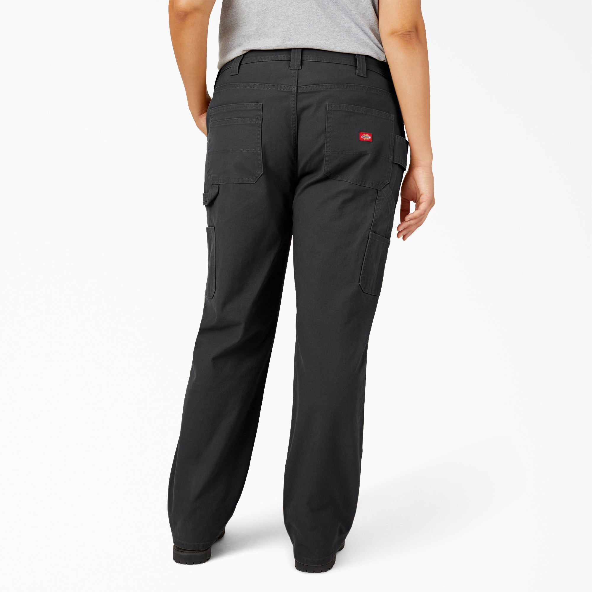 Women - Dickies Women's Plus FLEX Relaxed Straight Fit Duck Carpenter Pants