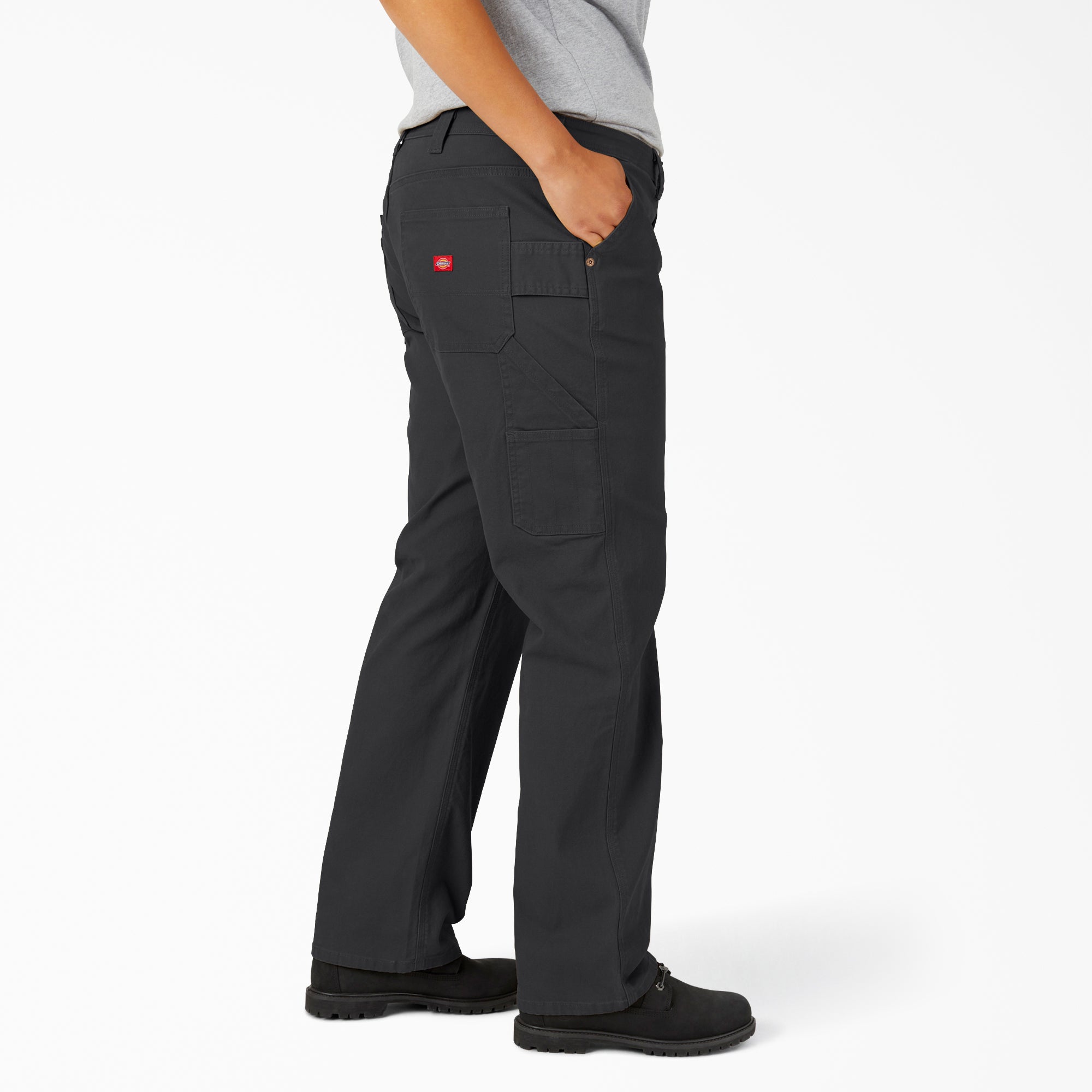 Women - Dickies Women's Plus FLEX Relaxed Straight Fit Duck Carpenter Pants