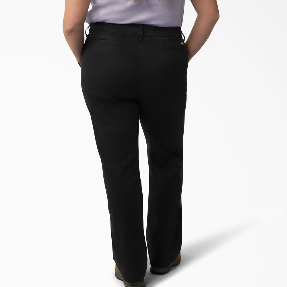Women - Dickies Women's Plus Slim Fit Bootcut Pants