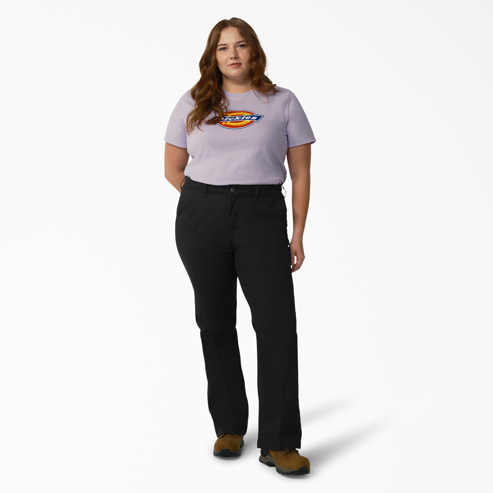 Women - Dickies Women's Plus Slim Fit Bootcut Pants