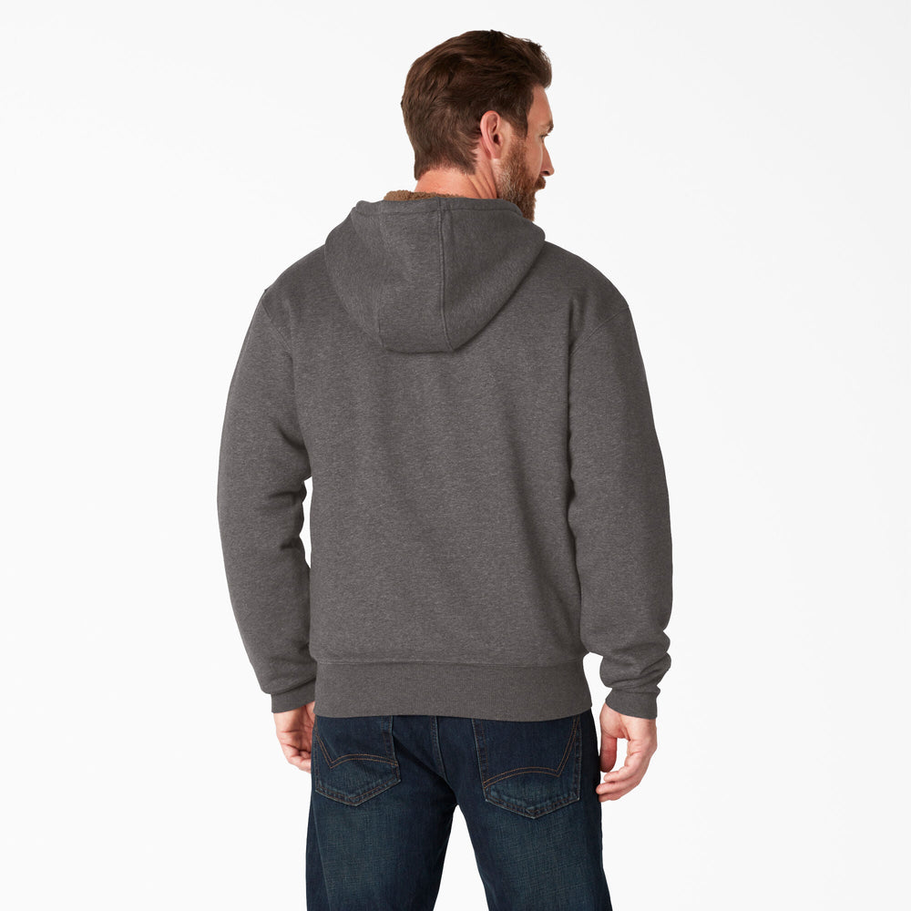 Men - Dickies High Pile Fleece Lined Full Zip Hoodie