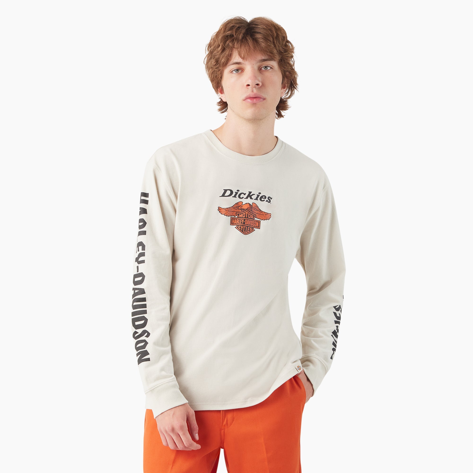 Men - Dickies Dickies x Harley-Davidson Heavyweight Long Sleeve Eagle Tee