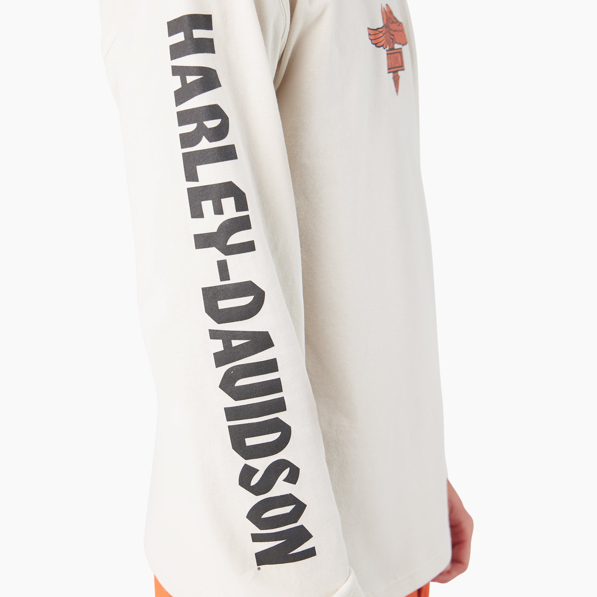 Men - Dickies Dickies x Harley-Davidson Heavyweight Long Sleeve Eagle Tee