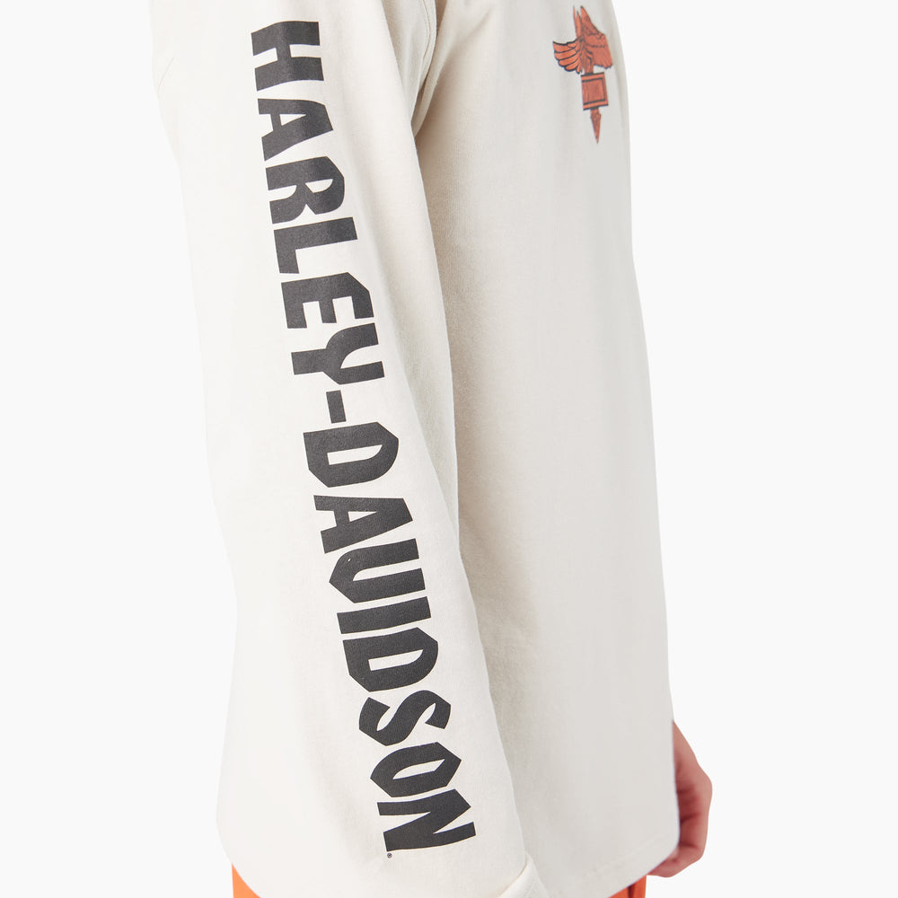 Men - Dickies Dickies x Harley-Davidson Heavyweight Long Sleeve Eagle Tee