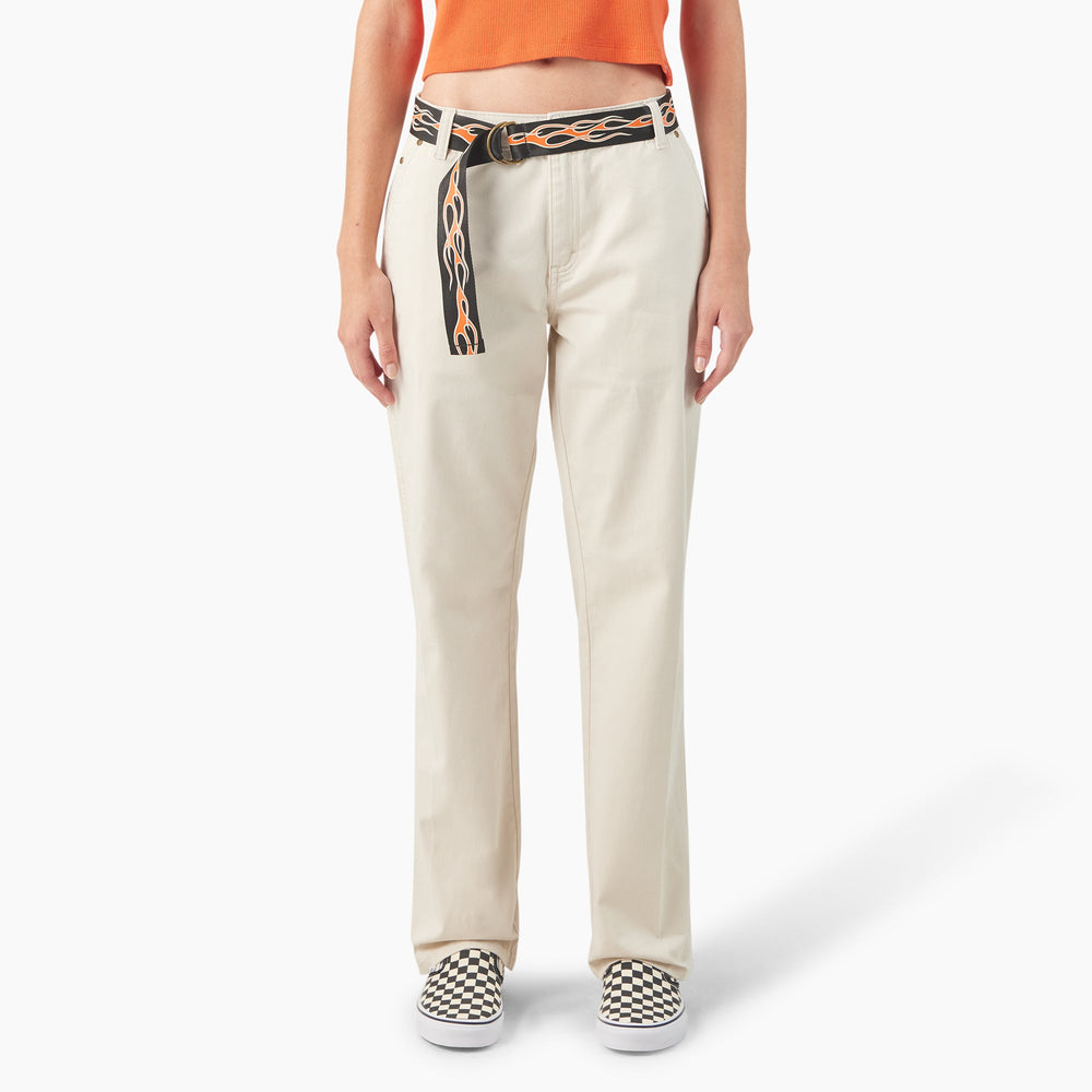 Women - Dickies Dickies x Harley-Davidson Women’s Carpenter Pants with Belt