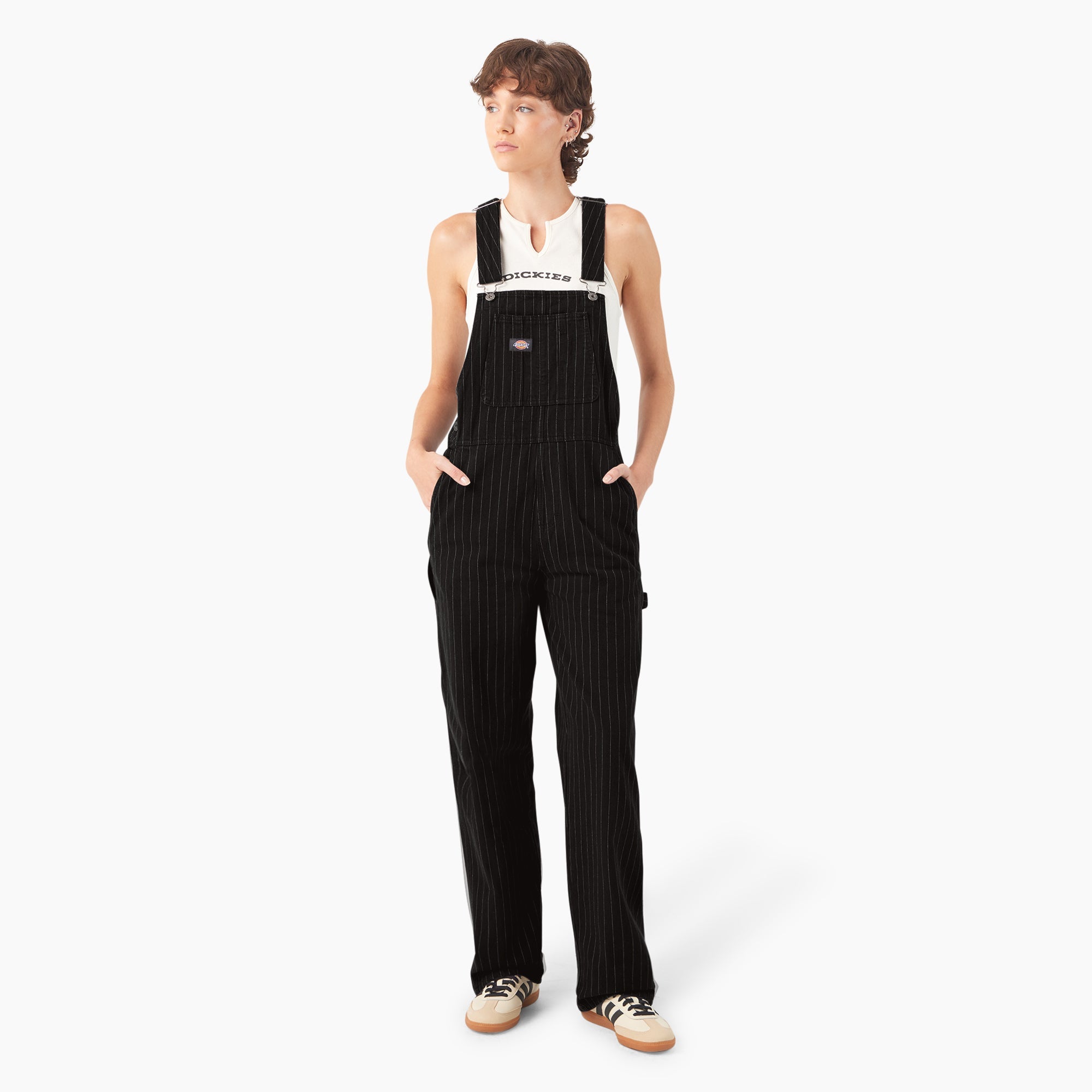 Sale - Dickies Women’s Pinstripe Service Bib Overalls