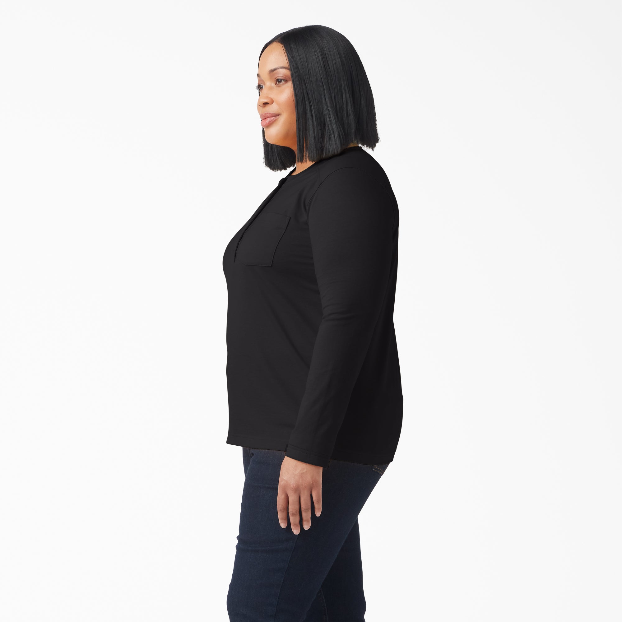 Women - Dickies Women's Plus Heavyweight Henley