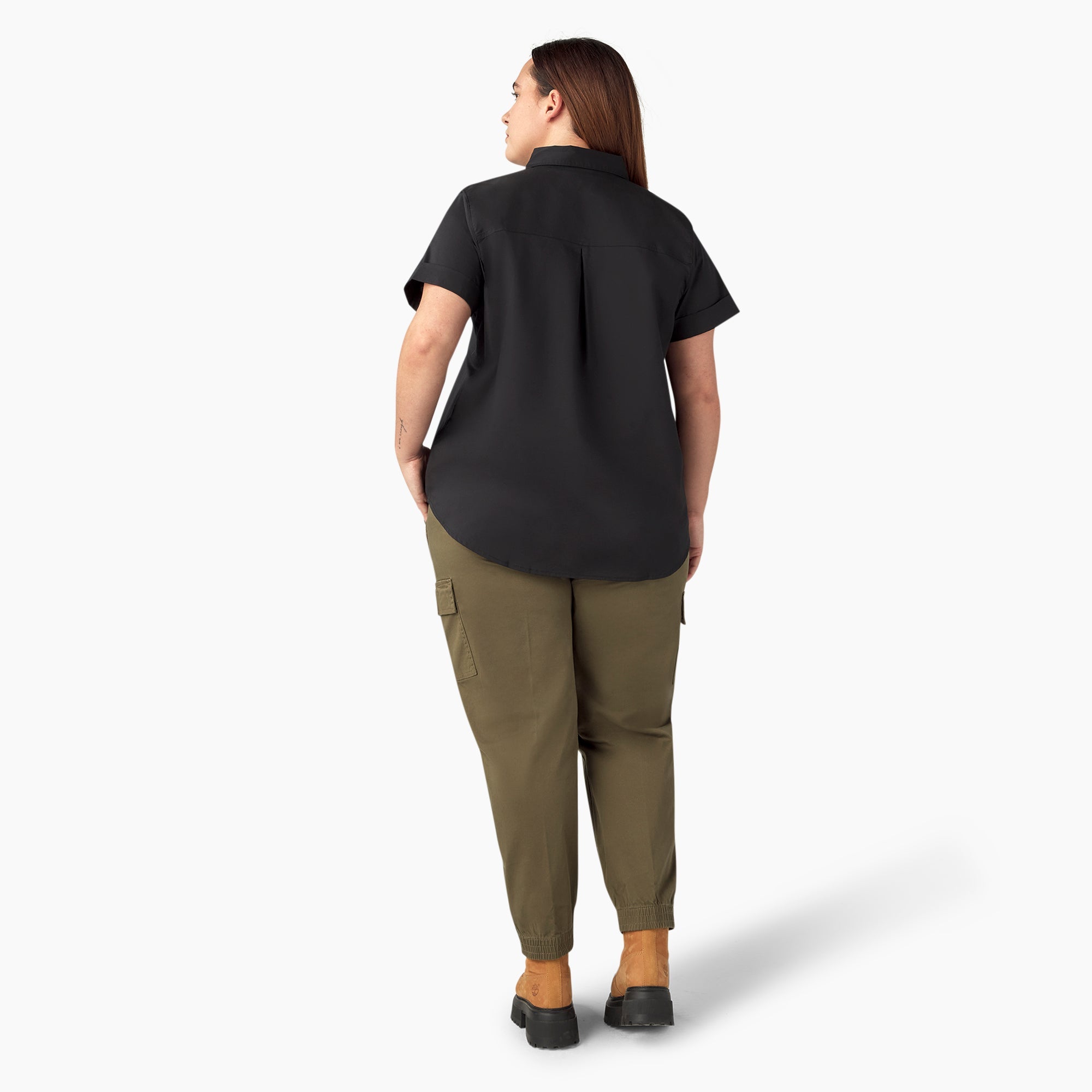 Women - Dickies Women’s Plus Button-Up Shirt