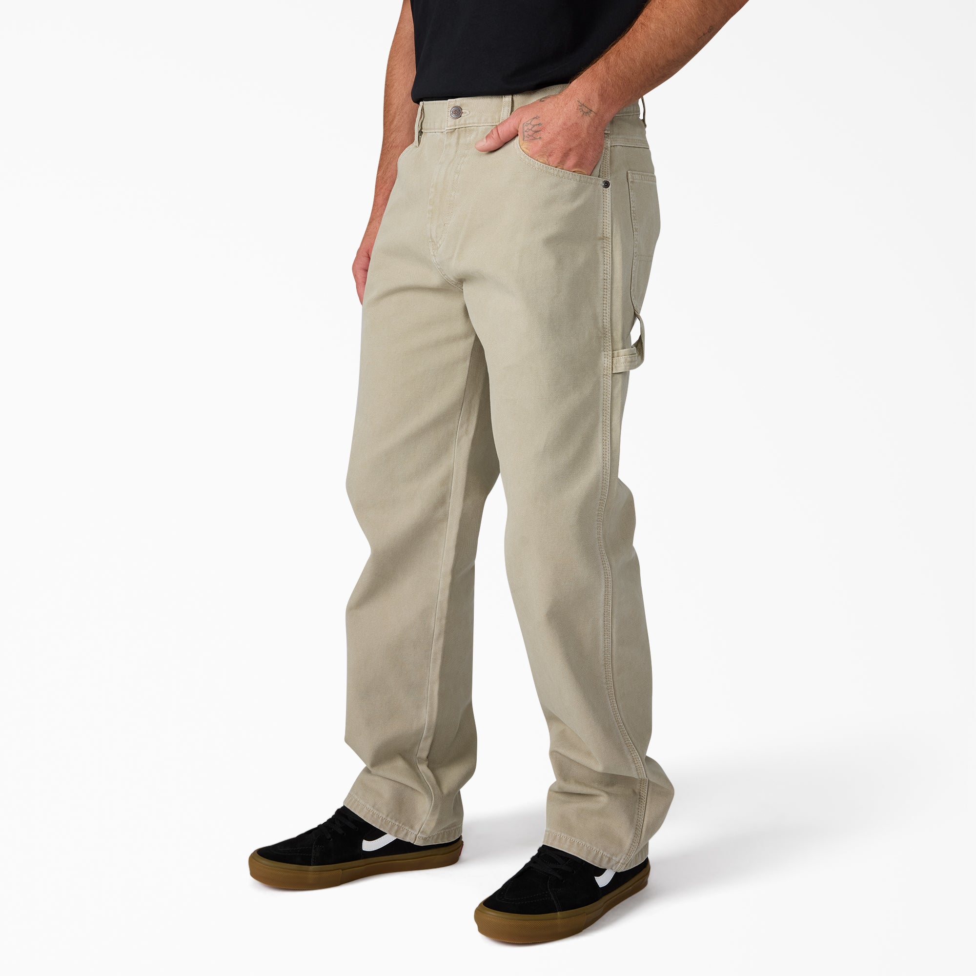 Men - Dickies Worn In Duck Carpenter Pants