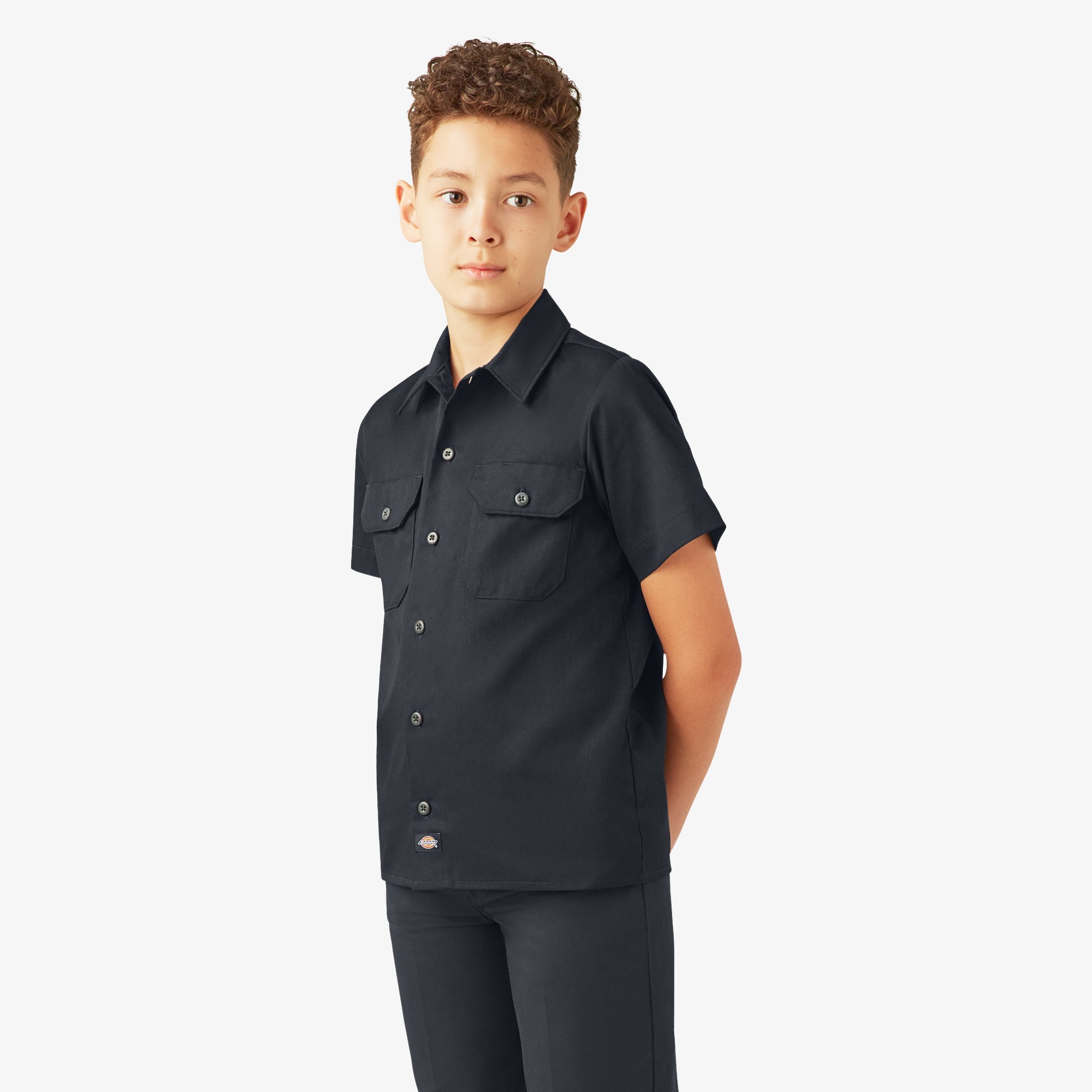 Men|Women - Dickies Kids’ Short Sleeve Work Shirt